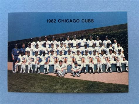cubs roster 1982